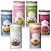 Teabloom Holiday Flowering Teas - 12 Assorted, Delicious Berry Blooming Teas - Premium Green Tea + Cranberry, Blueberry, Acai Berry & Strawberry