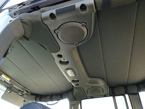 Hothead Headliners 2007-2017 Jeep Wrangler JK 4 door Soft Top Headliner (Ox Grey)