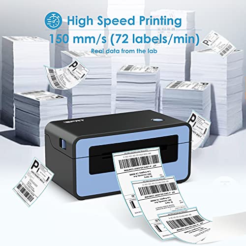IDPRT Shipping Label Printer SP410 Thermal Label Printer, Label Printer For Shipping Packages