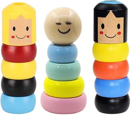 unbreakable wooden man magic toy