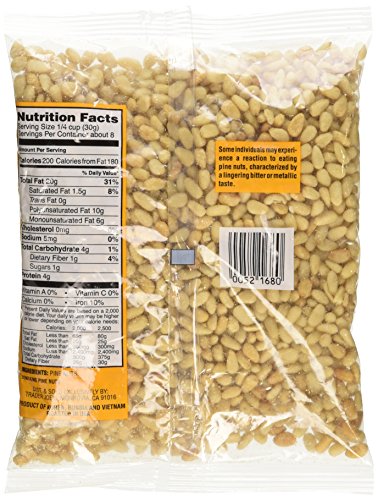 Trader Joe's Dry Toasted Pignolias - Pine Nuts 8 oz bag - Image 3
