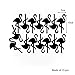 30 Pcs Flamingo Wall Art Stickers Removable Kids Nursery Vinyl Decal Decor Mural-Pink