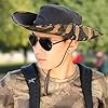 ZPbliss-Outdoor-Bucket-Fishing-Boonie-Hat-Summer-UV-Protection-Sun-Cap-with-Chin-Strap-and-Removable-Top