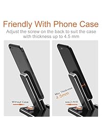 DHOUEA 6 en 1 Apple Watch Station Stand Aluminio iWatch Carga Dock Estación Auriculares Soporte para iPhone 7 7plus 6s 6plus iPad Apple Watch Series 2 1 AirPods Gris