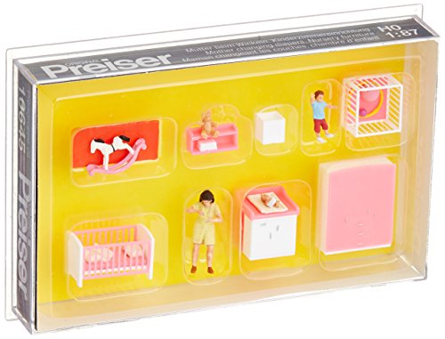 Preiser 10645 Mother Changing Diapers Mother, Baby & Nursery Furniture HO Model Figure