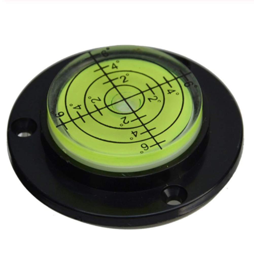 XMLEI 50X13mm Spirit Level Tool, Round Bubble Calibration Level, Measuring Instruments (5packs)