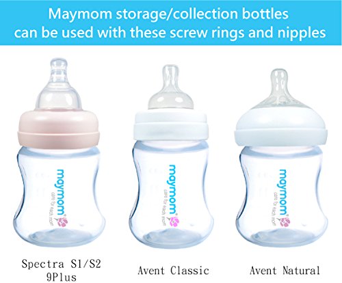 Wide Neck Breastmilk Collection n Storage Bottle 9oz; Re-markable SureSeal Disc. Fits Spectra S2 Spectra S1 Spectra 9 Plus and Avent Breastpumps Replace Spectra Bottle, Avent Classic Natural Bottle