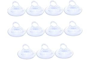 Clear PVC Suction Cups with Loops, Plastic Suction Hooks for Wedding Car & Balloon Decoration, 10Pcs