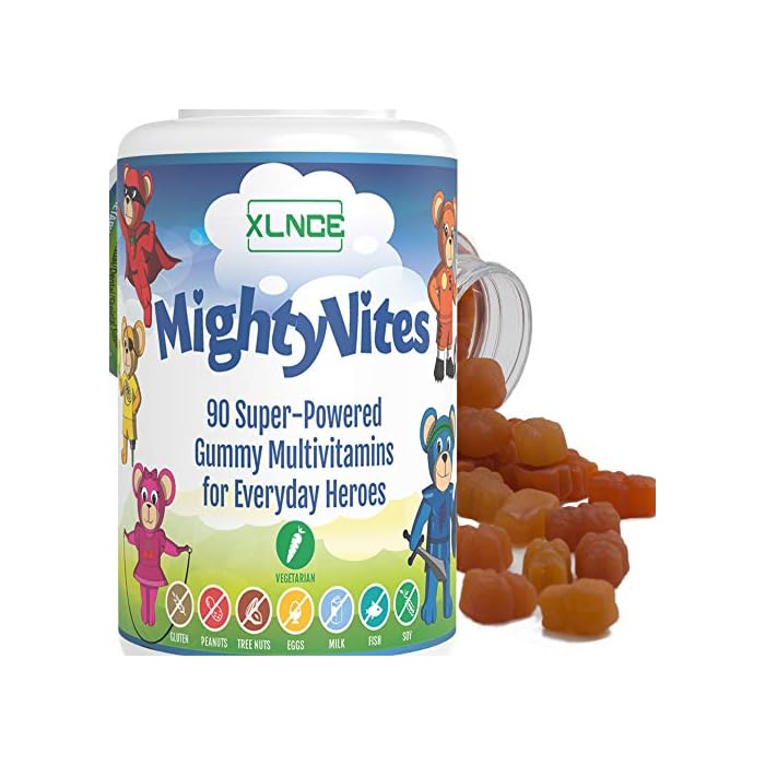 Kids Vitamins: Immune Support MultiVitamin Gummies. Vitamin C + Elderberry Gummies for Kids. Immune Booster with Vitamin…