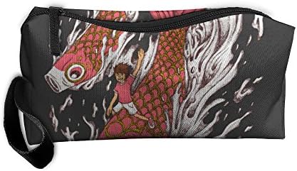 Ride With Koi Cute Hip Hop Organizer Portable