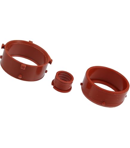 Motoforti 3pcs Red Turbo Intake Seal Rubber A6420940080 for