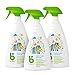 Babyganics Stain & Odor Remover Spray, Fragrance Free, 32oz Spray Bottle (Pack of 3) primary
