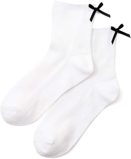 Amazon ソックス 靴下 レディース おしゃれ かわいい リボン リブ編み 春 夏 秋 冬 夏 Honeys ハニーズ バックリボンソックス オフ ソックス 通販