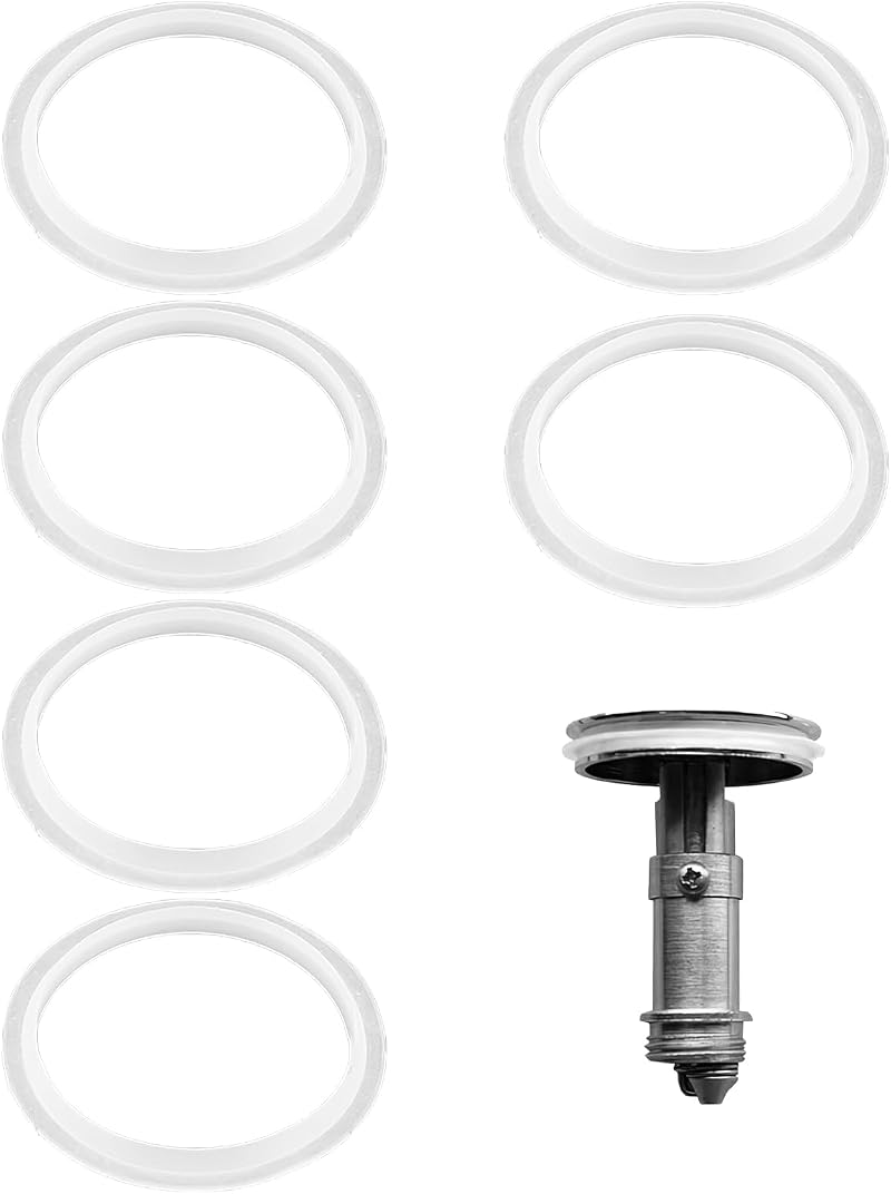 Fuitke 38mm Pop Up Sink Plug Rubber Seals 6pk O-Rings Gasket Washers Bath Drain