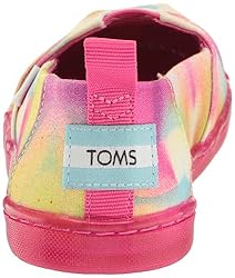 TOMS Girls Alpargata Loafer Flat, Mango Botanical