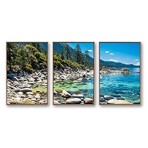 3 Piece Framed Canvas Wall Art for...