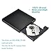 So-well External CD Drive USB 2.0 CD±RW DVD ROM Combo Burner Drive for Mac Windows 98/ SE/ME / 2000 / XP/Vista/Win 7/ Win 8/Win 10,Ultra Notebook PC Desktop Computer White (Black)