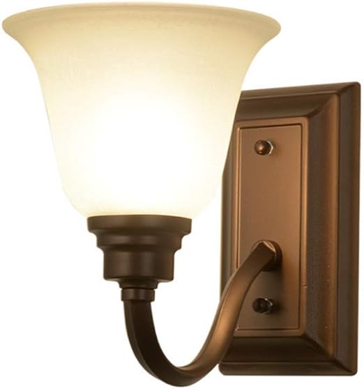 Yaione Rectangulo Base Negra Lampara Residencial Aplique De Pared