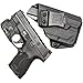 Tulster IWB Profile Kydex Holster in Left Hand fits: M&P Shield 9mm / .40 | TLR-6 Light-Bearing Inside The Waistband Appendix Concealed Carry