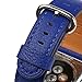 Apple Watch Band 38mm, WFEAGL Retro Top Grain Leather Band Replacement Strap with Stainless Steel Clasp for iWatch Series 3,Series 2,Series 1,Sport, Edition (Sapphire Blue Band+Silver Buckle)