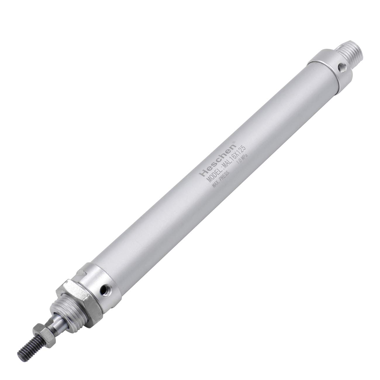 Heschen Pneumatic slim Air Cylinder MAL 16-125 M5 port 16mm Bore 125mm Stroke Double Acting