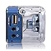 RivenAn Mini Digital Portable Music MP3 Player Micro SD USB FM Radio TT-028, Blue
