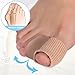Pack of 4 Hallux Valgus Hammertoe Straightener Toe Separators Bunion Corrector and Relief with Toe Spacers Gel Tube Sleeve for Toe Alignment, Overlap Toes, Hammer Toe in Shoes