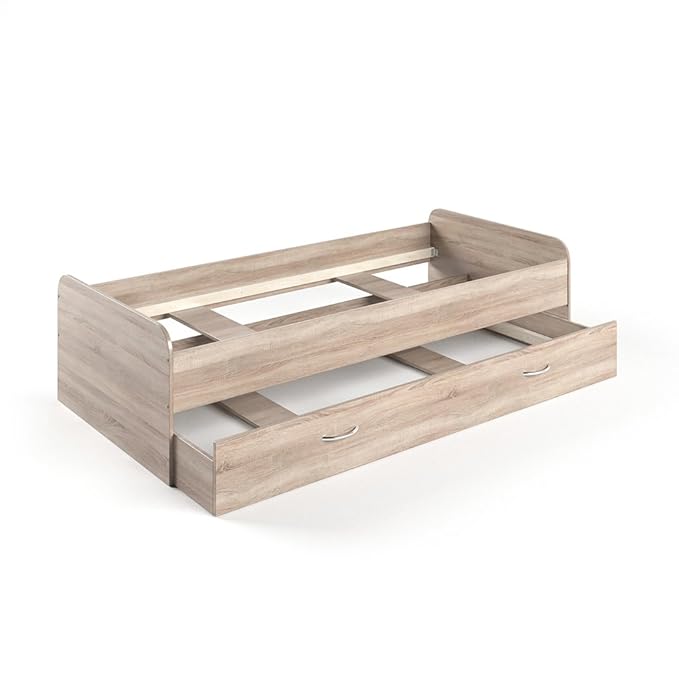 Vicco Kojenbett Bett Enzo Jugendbett mit Gästeliege Funktionsbett in Sonoma 90x200 cm