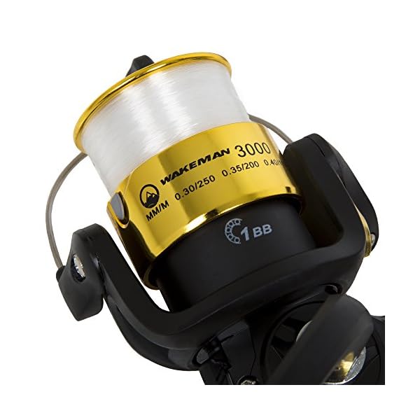 Wakeman-Strike-Series-Spinning-Rod-and-Reel-Combo-Silver-Metallic Wakeman-Strike-Series-Spinning-Rod-and-Reel-Combo-Silver-Metallic