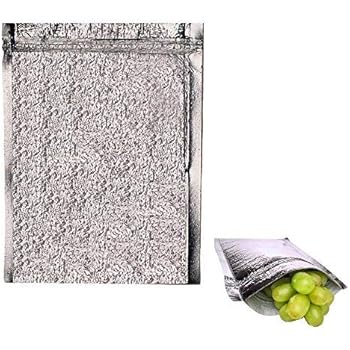 Ohara Insulated Easy Zip Lock Resealable Aluminum Sandwich Bag - Reusable Thermal Snack Bento Camping Picnic Hot & Cold Pouch (Sliver, 5)