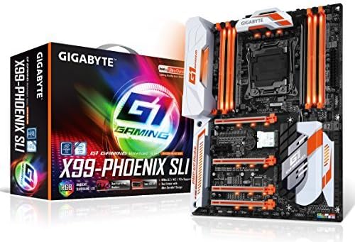 Gigabyte LGA2011-3 Intel X99 ATX Broadwell-E Motherboard GA-X99-Phoenix SLI DIMM by Gigabyte