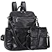 Jack&Chris Soft PU Leather Backpack Handbags for Women Satchel Shoulder Bag, WB212C