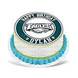 Philadelphia Eagles Edible Cake Topper Personalized