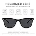 SUNGAIT Polarized Wayfarer Sunglasses for Men Women - Classic Full Metal Frame Style