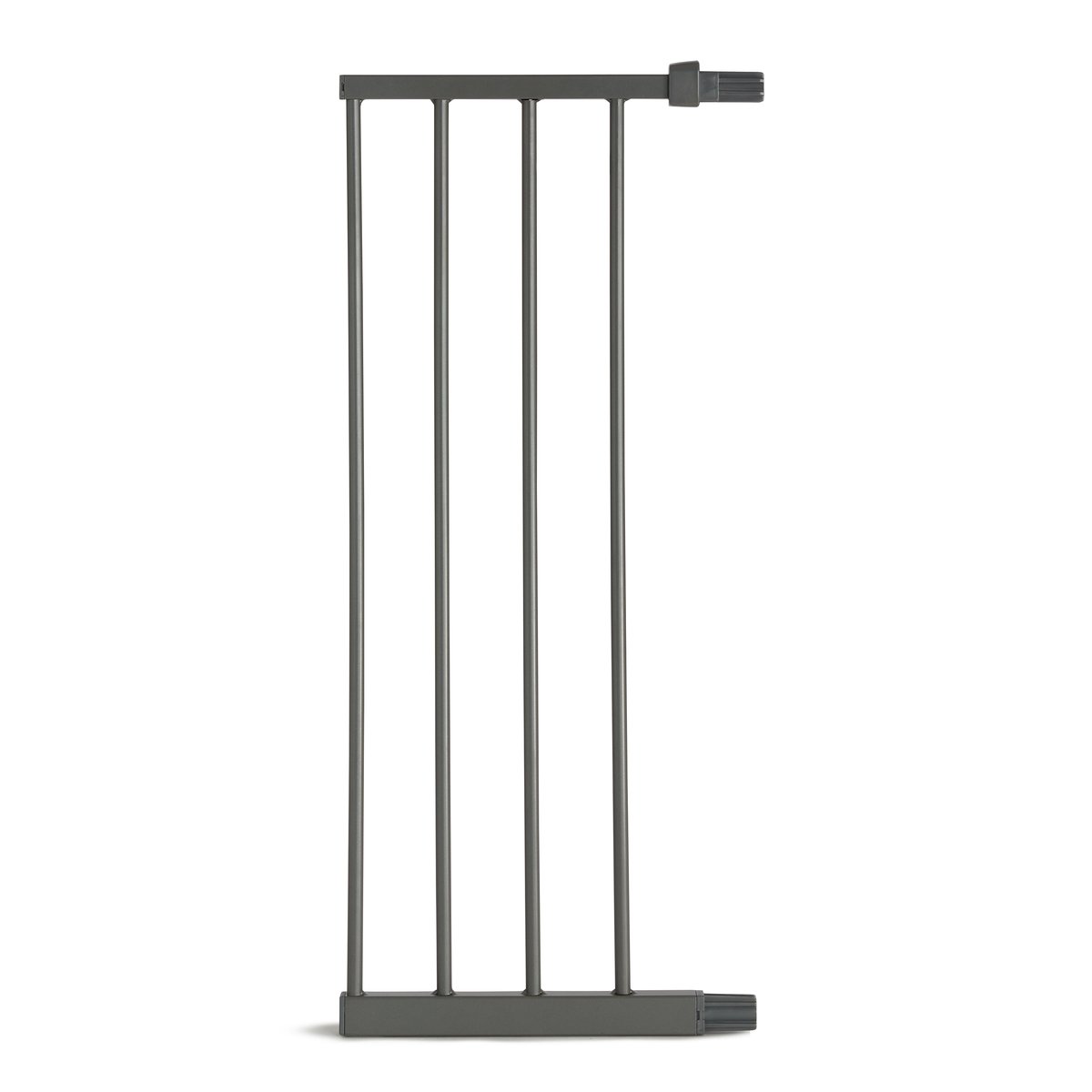 Munchkin Lindam 28 cm Pressure Fit Universal Stair Gate Extension | Compatible with Sure Shut Axis, Porte, Orto, Maxi Secure, Easy Fit Deluxe, Ethos & Easy Lock | Silver