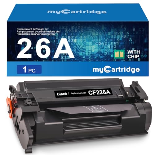 myCartridge CF226A 26A Toner Compatible with HP LaserJet Pro M402dn M402n M426fdw M426fdn M402 M426dw M402dw Compatible for HP 26A 26X CF226X (1 Black)