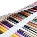 Damero 72 Canvas Colored Pencils Wrap, Roll up Pen Holder Case with Zipper Pouch for Accessories, Cute and Multi-purpose (NO Pencil included)