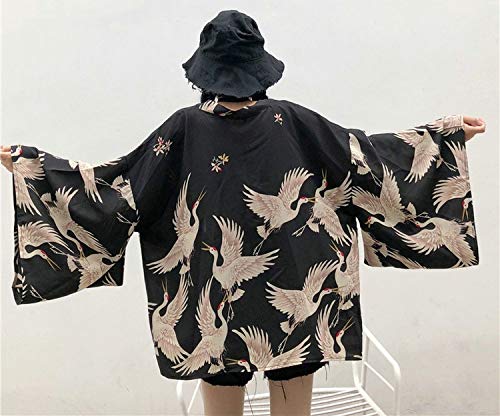 Kimonos Woman Japanese Kimono Cardigan Cosplay Shirt Blouse for Women Japanese Yukata Beach Kimono Ff564,1,One Size