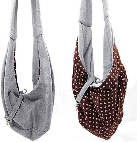 Grtdrm Pet Sling Carrier Bag Travel Tote for Cats Dogs, Up to 16 lbs