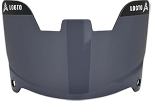 Logto Football Visor, Youth and Adult Football Helmet Visor, Anti-scratch, Uv Block, Eyes-Shield Facial Protection Visor for 