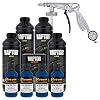 Custom Coat Blue Metallic Truck Bed Liner Kit - 2 Gallon Urethane Spray-On W/ Spray Gun