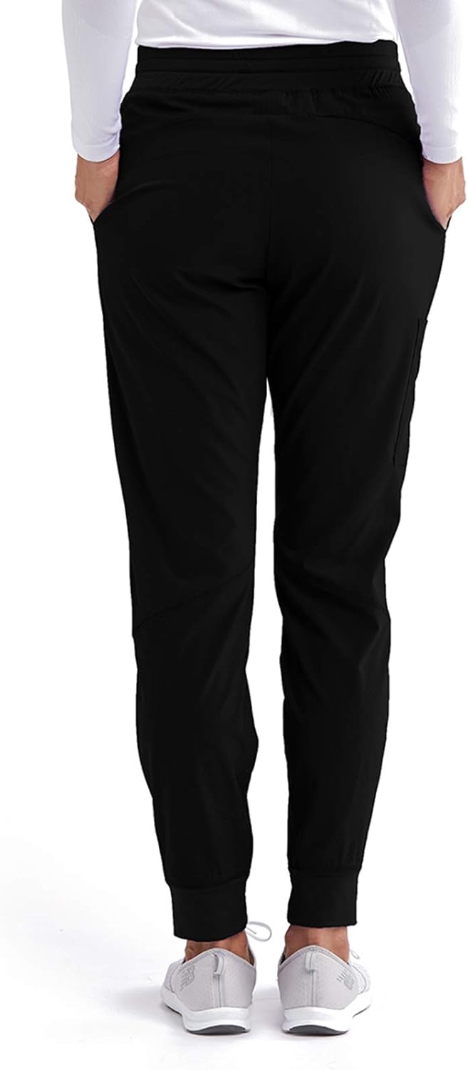 BARCO ONE 3-Pocket Boost Jogger Pant for Women– 4-Way Stretch Medical Scrub Pant: Clothing