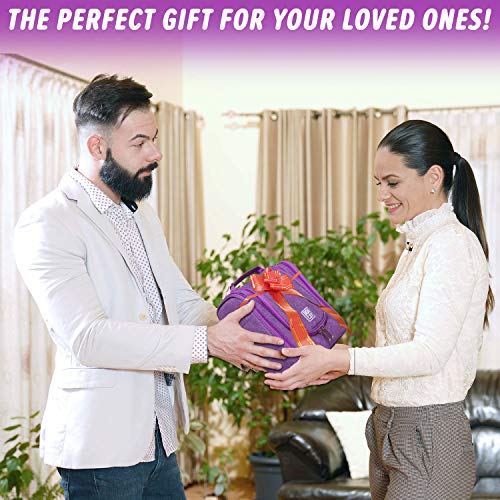 Boacay Premium Hanging Travel Toiletry Bag for Women and Men | Hygiene Bag | Bathroom and Shower Organizer Kit with Elastic Band Holders for Toiletries, Cosmetics, Makeup, Brushes - Thumbnail 6