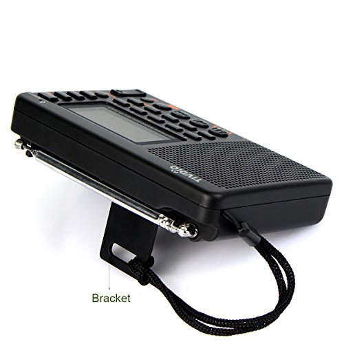 TIVDIO-V-115-Portable-Shortwave-Transistor-Radio-AMFM-Stereo-with-MP3-Player-Recorder-Support-T-Flash-Card-and-Sleep-Timer-Black