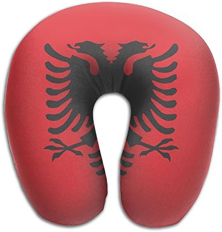 OASBHDUS159 Albania Flag Sleep Artifact - U-shaped Pillow, Travel Neck Pillow To Sleep At Any Time