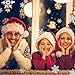 HUICOCY Santa Hat,Unisex Velvet Fabric Christmas Hat with Comfort Lining&Plush Brim, Xmas Santa Holiday Hat for Adults