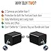 Hidden Spy Camera | 2 Pack | USB Charger | 1080P Full HD |Has Motion Detection | Loop Recording | Free Flash Transfer Stick | For Protection and Surveillance of Your Home and Office