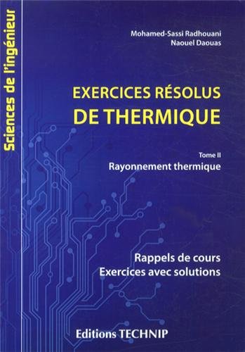 Exercices résolus de thermique