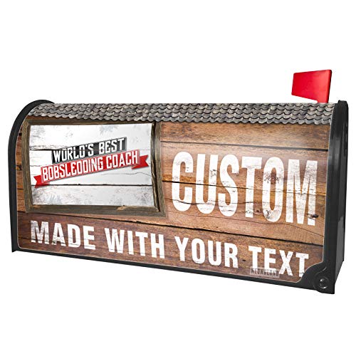 NEONBLOND Custom Mailbox Cover Worlds Best Bobsledding Coach