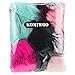 DIY 12pcs Faux Raccoon Fur Pom Pom Ball for Knitting Hat DIY Accessories - Colorful Color